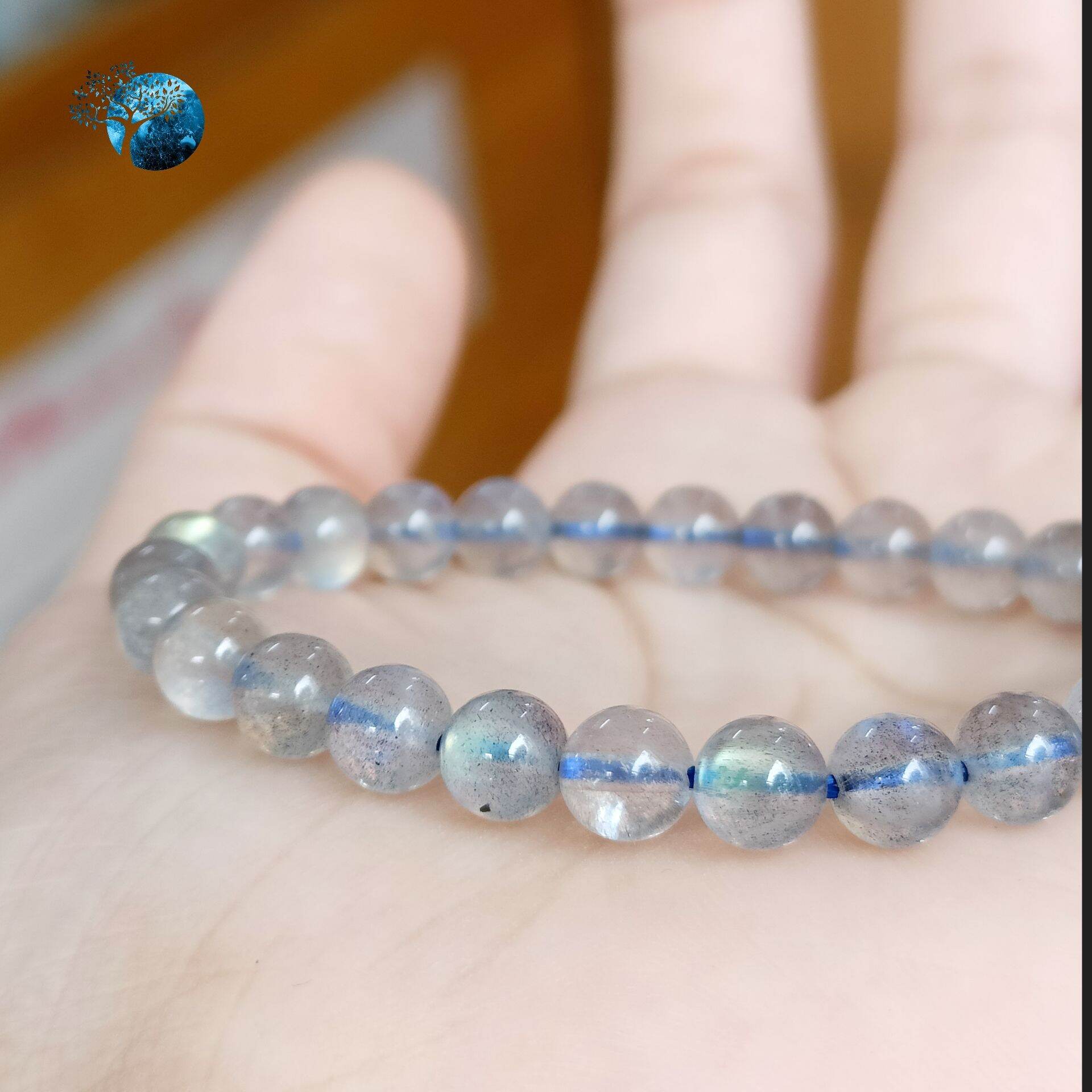 Vòng đá hắc nguyệt quang 5mm