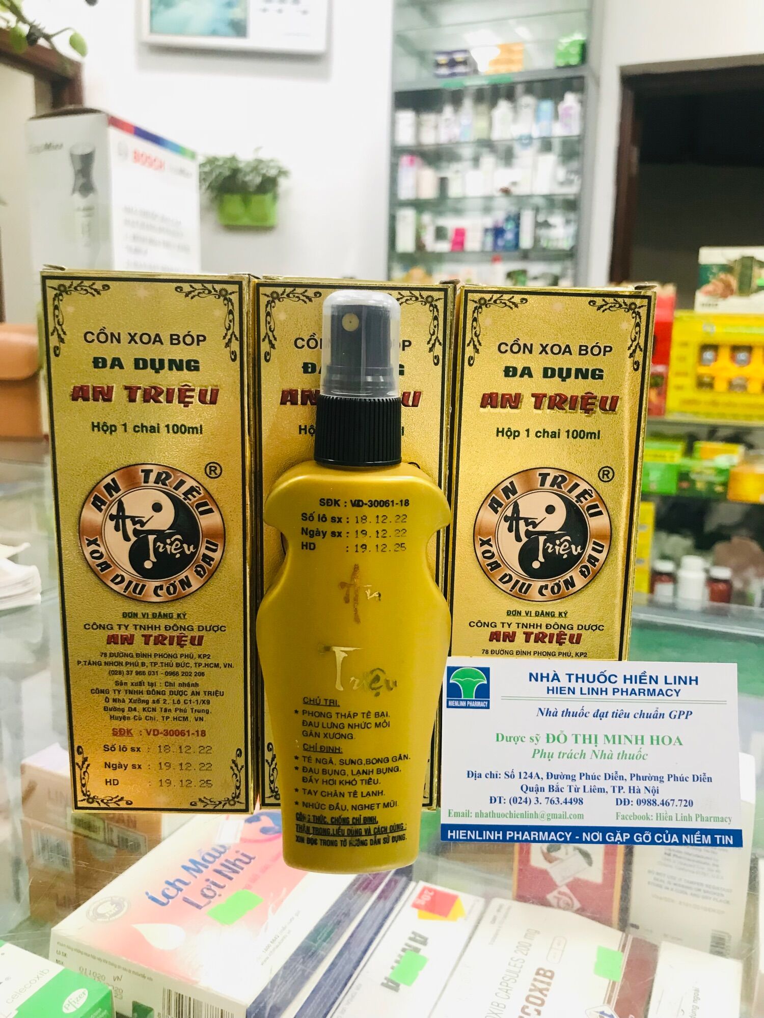 Cồn xoa bóp An Triệu 100ml