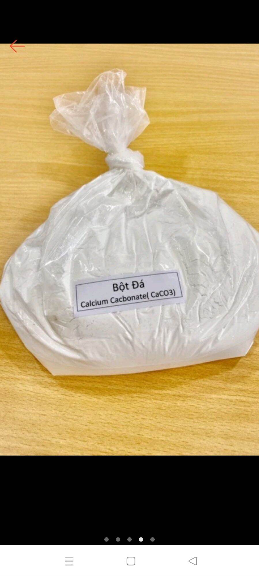 1kg bột đá CaCO3 nghiền mịn