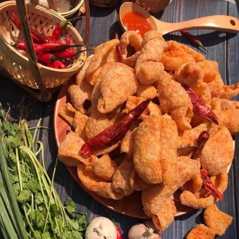 Da Heo Chiên Mắm Tỏi Ớt