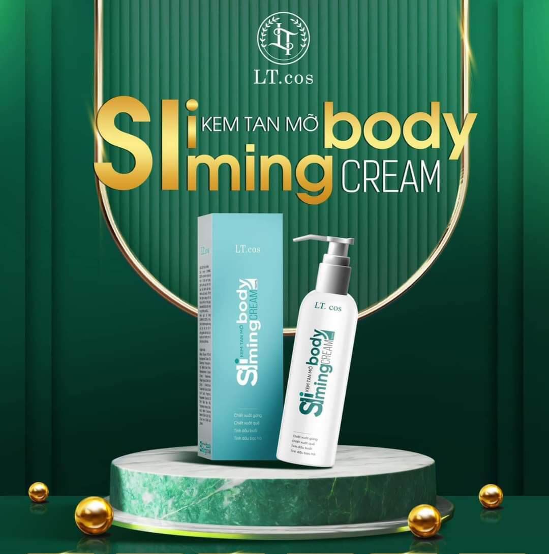 (Tặng Dây Thước Đo + Đai Siết Eo + Màng Ủ Sinh Nhiệt) Kem tan mỡ Sliming Body Cream