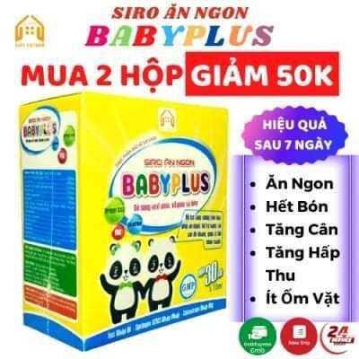 Siro Ăn Ngon Baby Plus Chính Hãng tách lẻ 10 gói