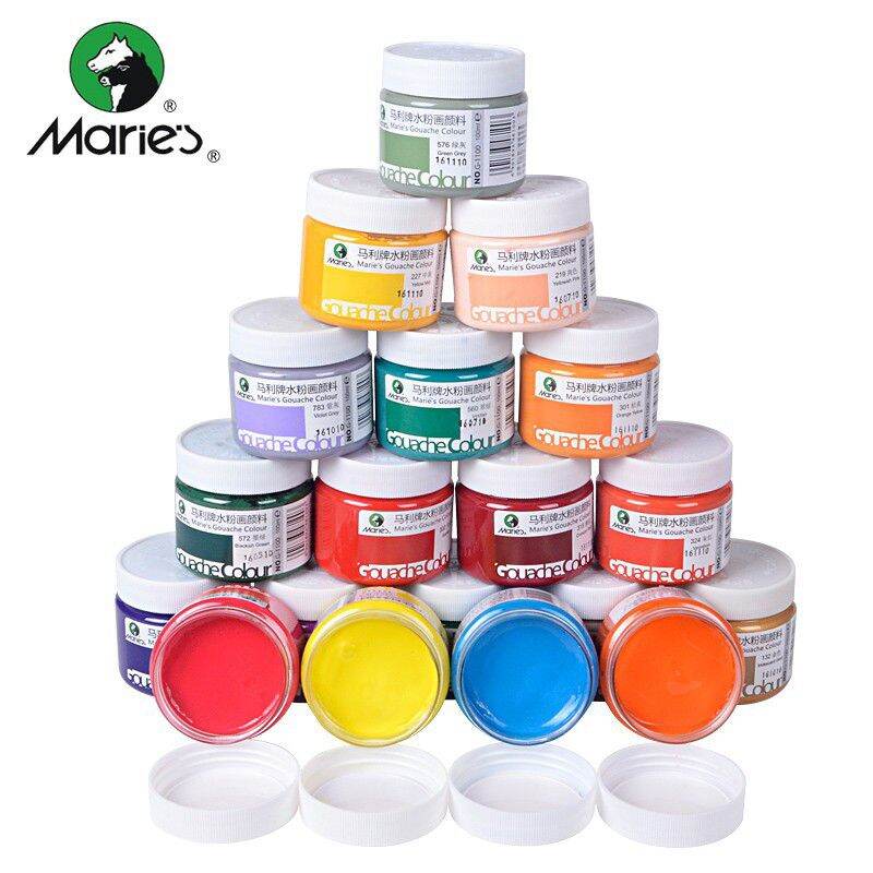 [HCM]MÀU NƯỚC GUACHE 100ml CHO HỌA SĨ CHUYÊN NGHIỆP