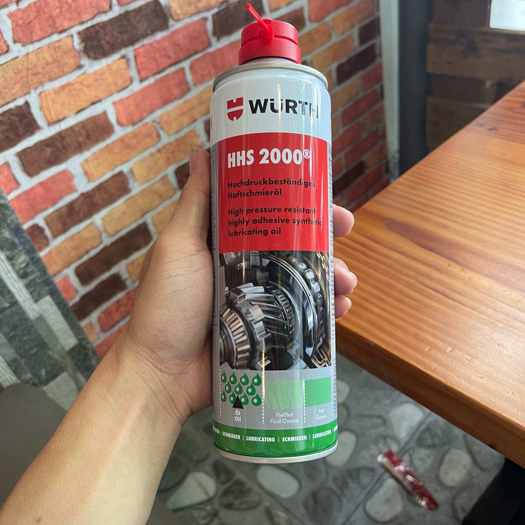 MỠ BÒ NƯỚC WURTH HHS 2000 ADHESIVE LUBRICANT P116 500ML