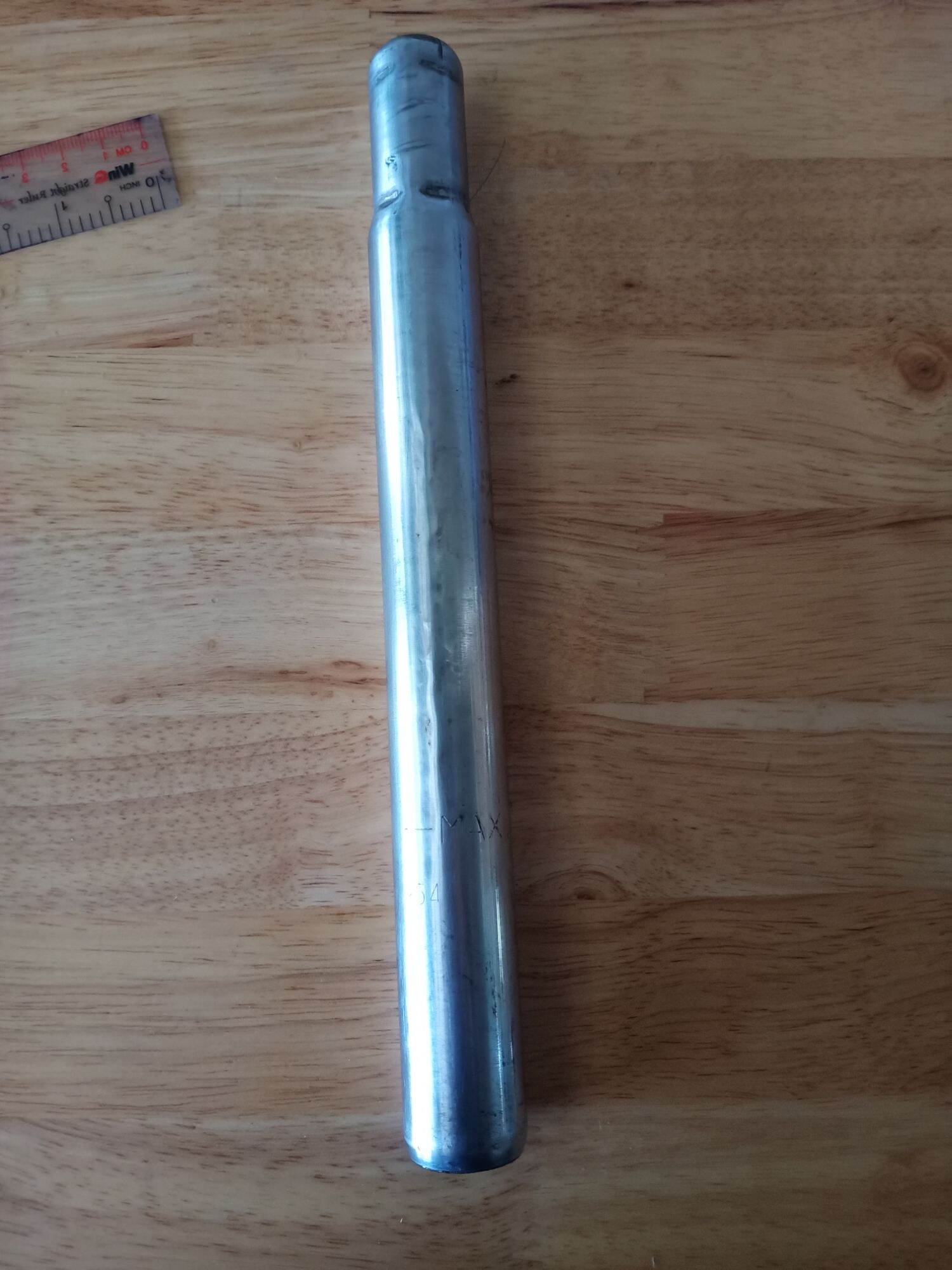 Cốt yên inox xe đạp nhật bãi phi 25,4 dài 24cm