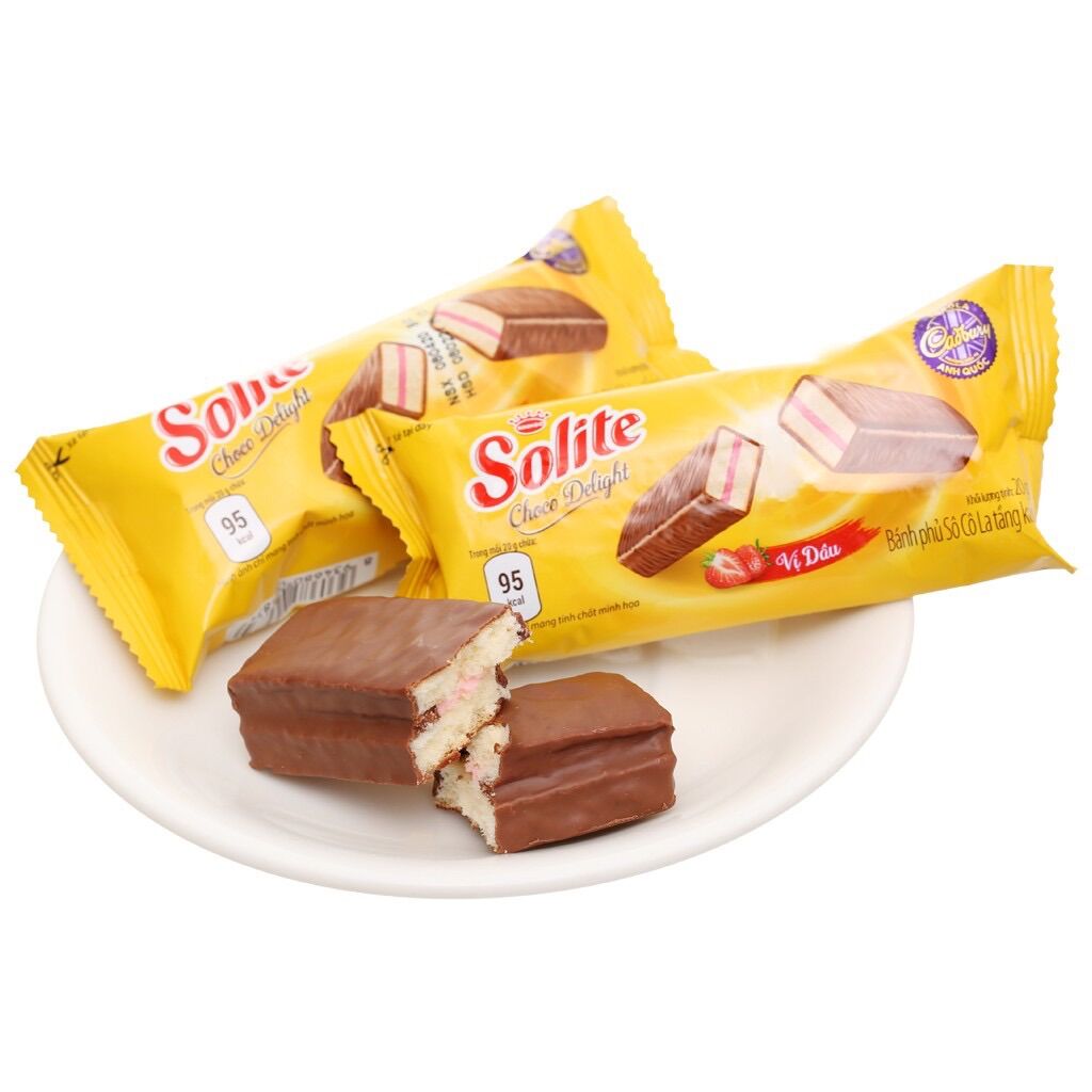 COMBO 6 CÁI BÁNH BÔNG LAN KEM PHỦ SOCOLA SOLITE
