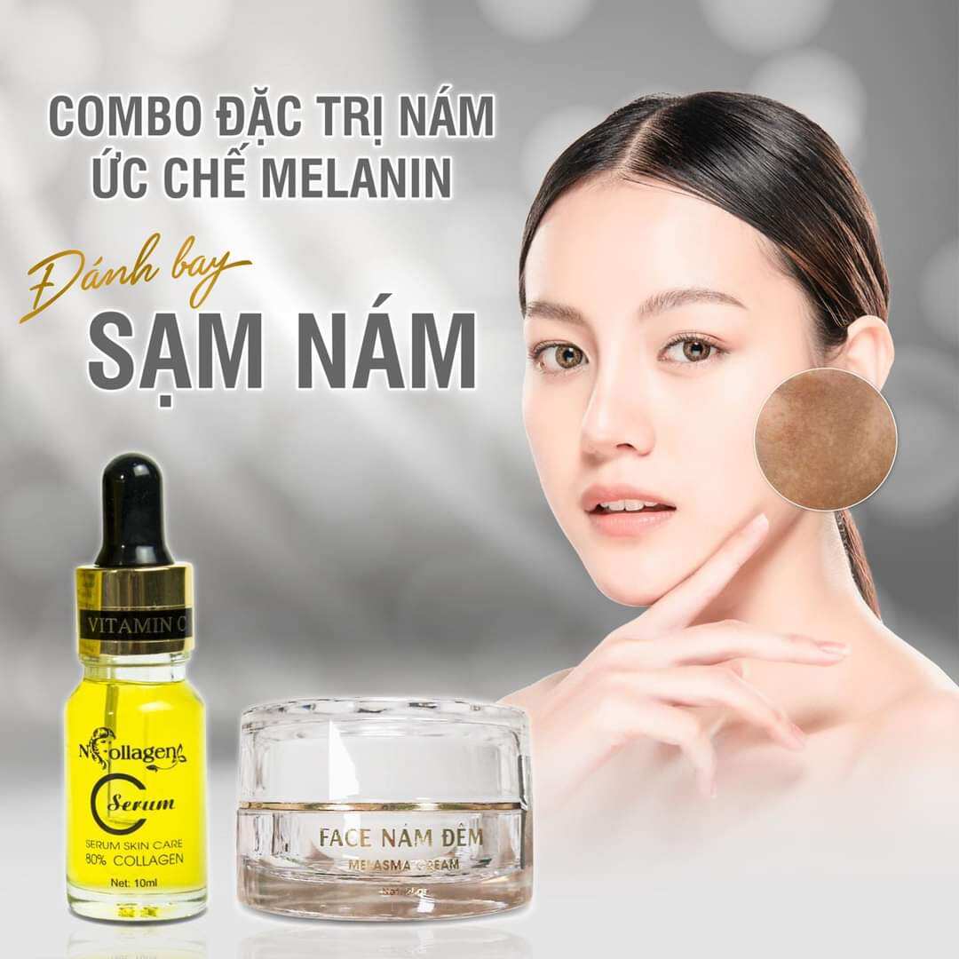 Combo kem nám đêm & serum c