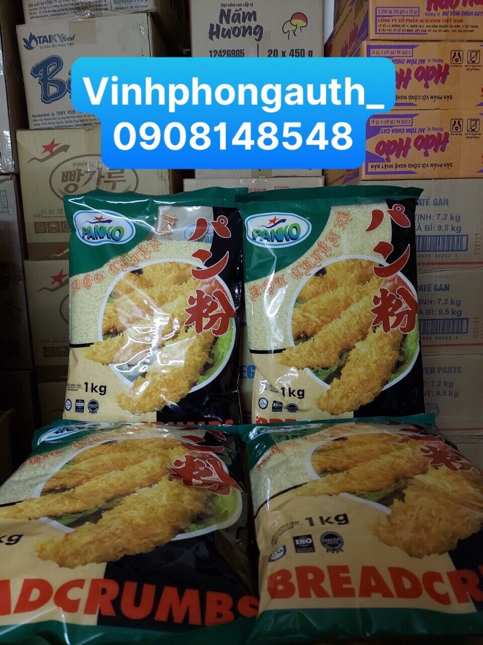 Bột chiên xù Panko vàng 1kg