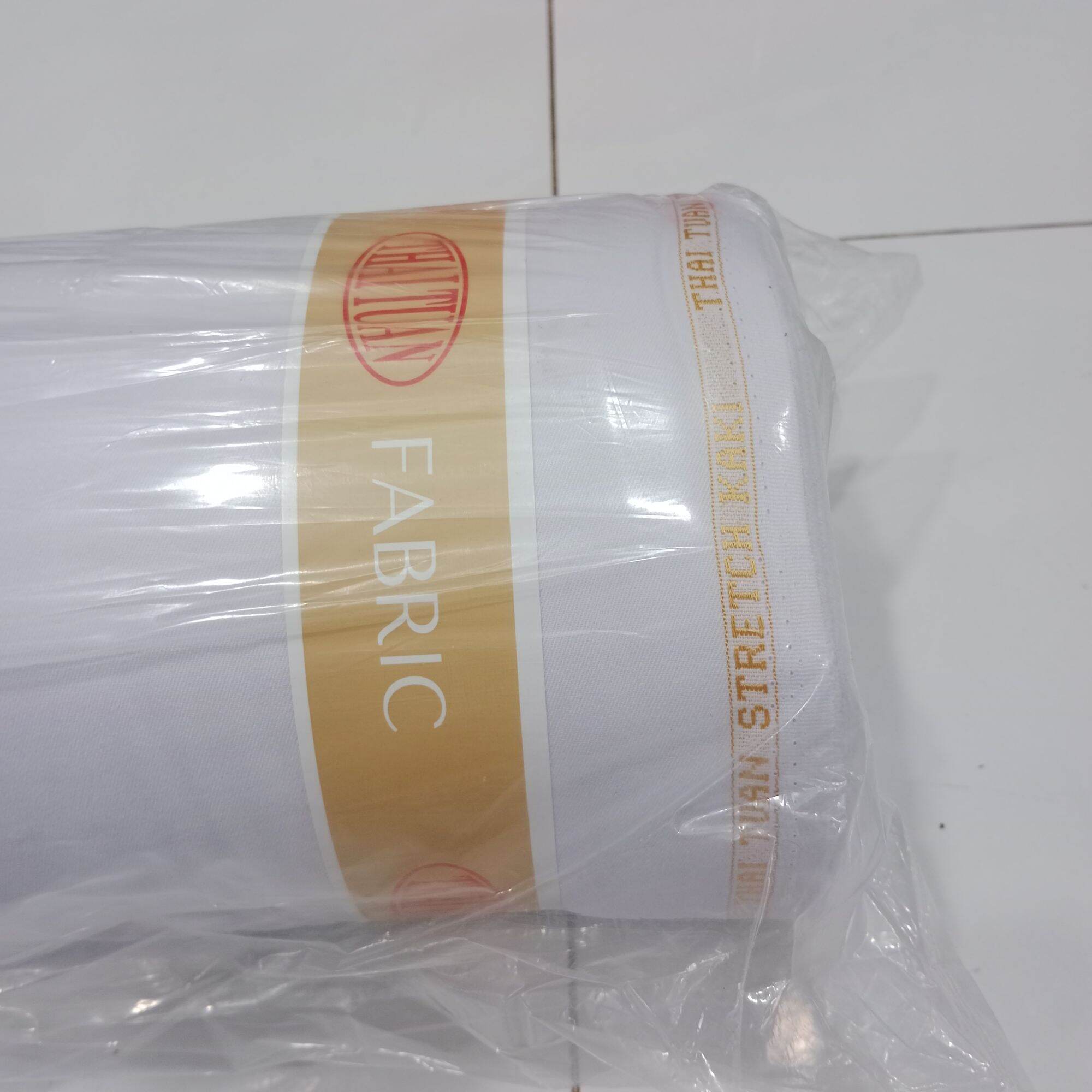 Vải Kaki Trắng Pha Thun Nhẹ Thái Tuấn
