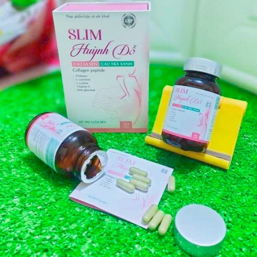 [CHÍNH HÃNG] Viên Uống Giảm Cân, Thải Mỡ Huỳnh Đỗ(Hộp 30 Viên Uống)