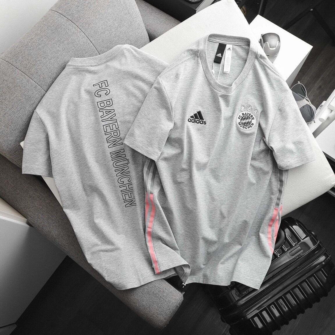 Áo thun ngắn tay Adidass Bayern Munchen full tag cod