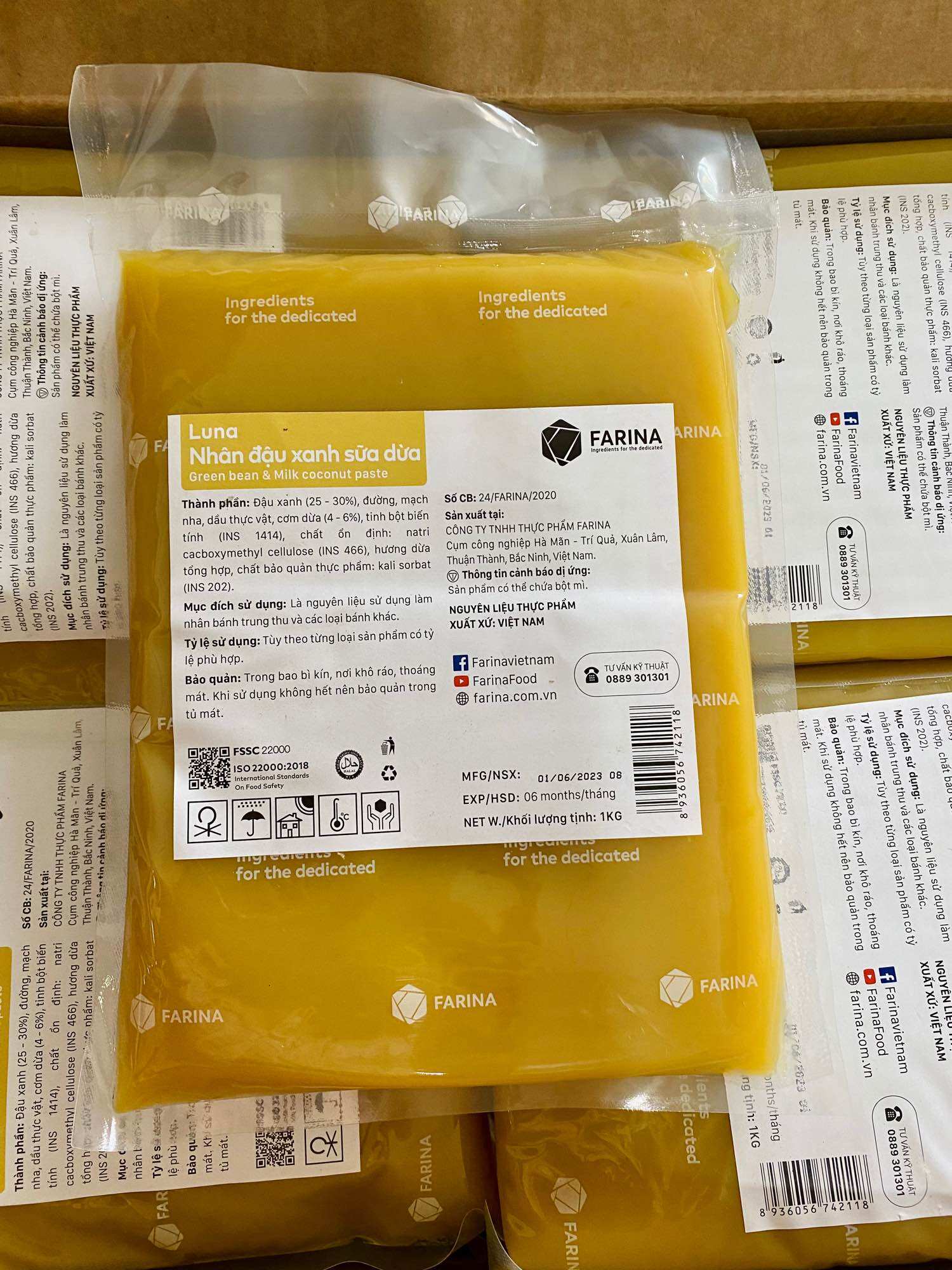 Nhân sên sẵn bánh trung thu 1kg