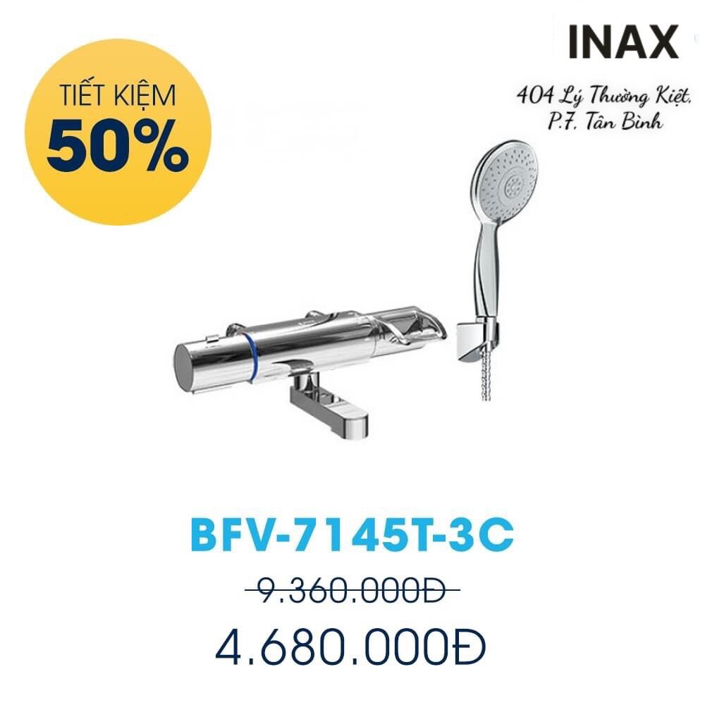 Vòi sen tắm inax bfv-7145t-3c nhiệt độ