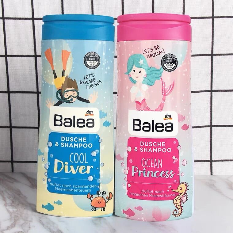 Sữa Tắm + Gội Cho Bé Balea Đức, An Toàn, Chính Hãng 100%