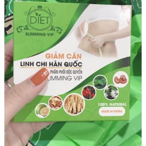 Giảm Cân Linh Chi Han Quoc Slimming Vip - lt 15 ngay giam 3-5kgs