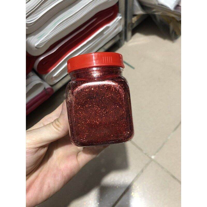 Bột nhũ rắc kim tuyến (lọ 100gr)