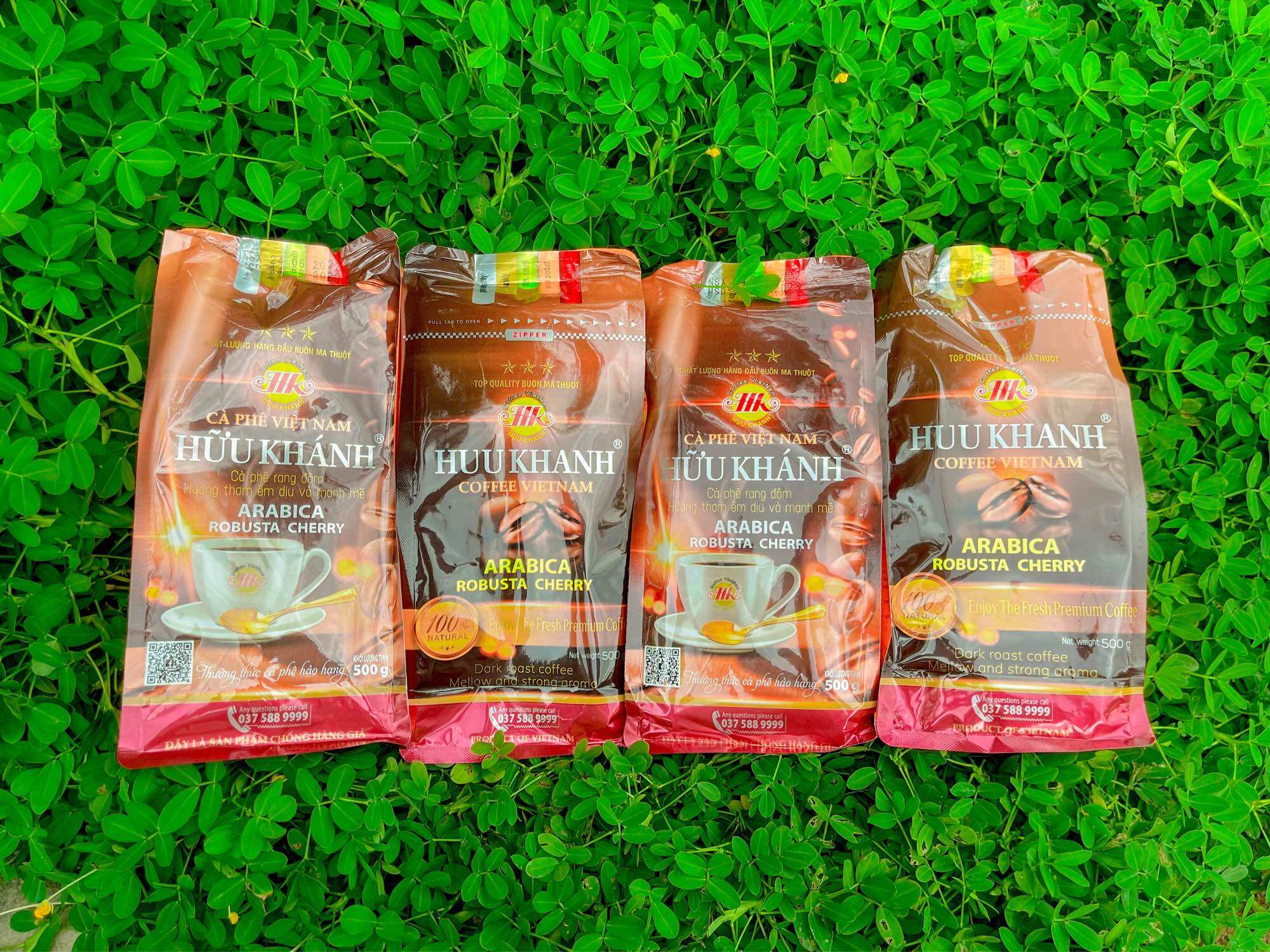 Cà phê HỮU KHÁNH - HK 3SAO (bịch 500gr)