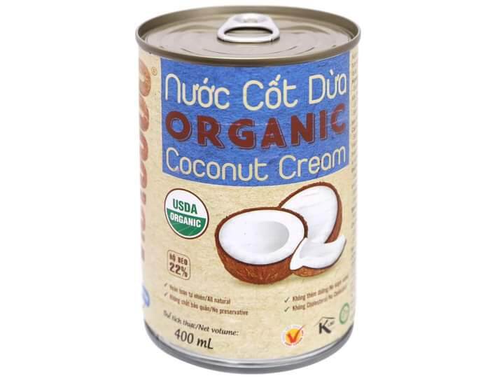 Nước cốt dừa Organic 400ml