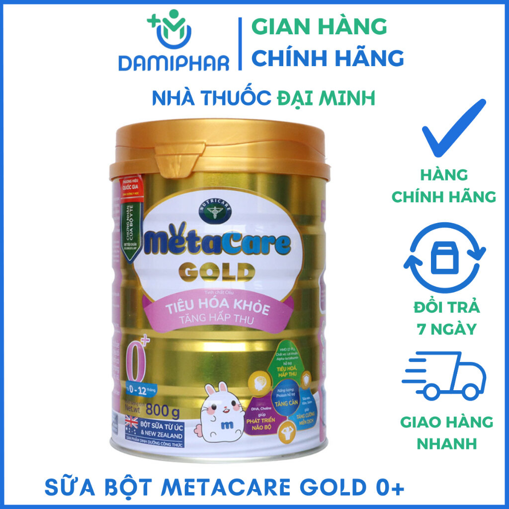 Sữa Bột Meta Care Gold 0+ Dành Cho Trẻ Từ 0-12 Tháng