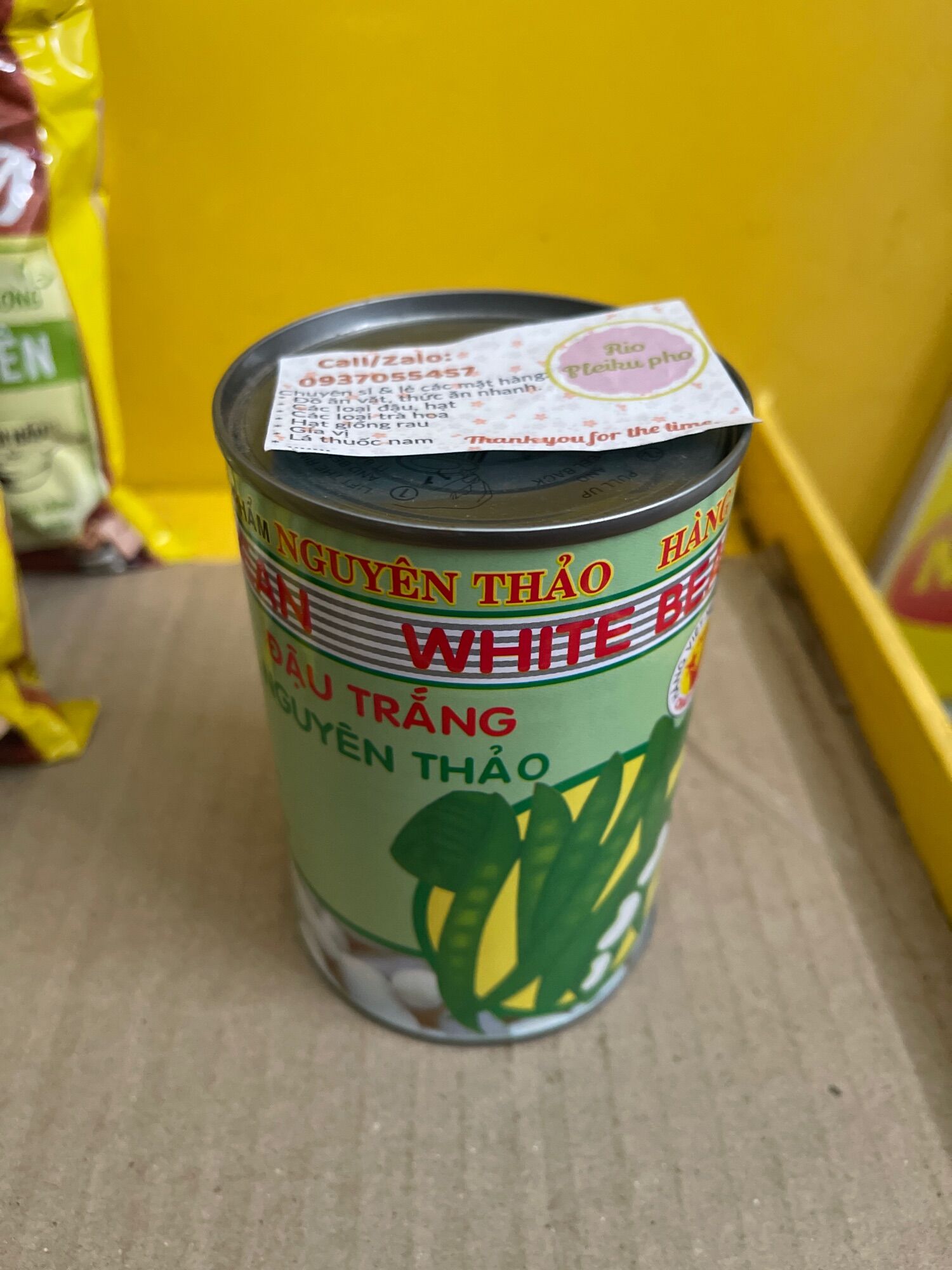 425gr đậu , bắp lon nấu súp