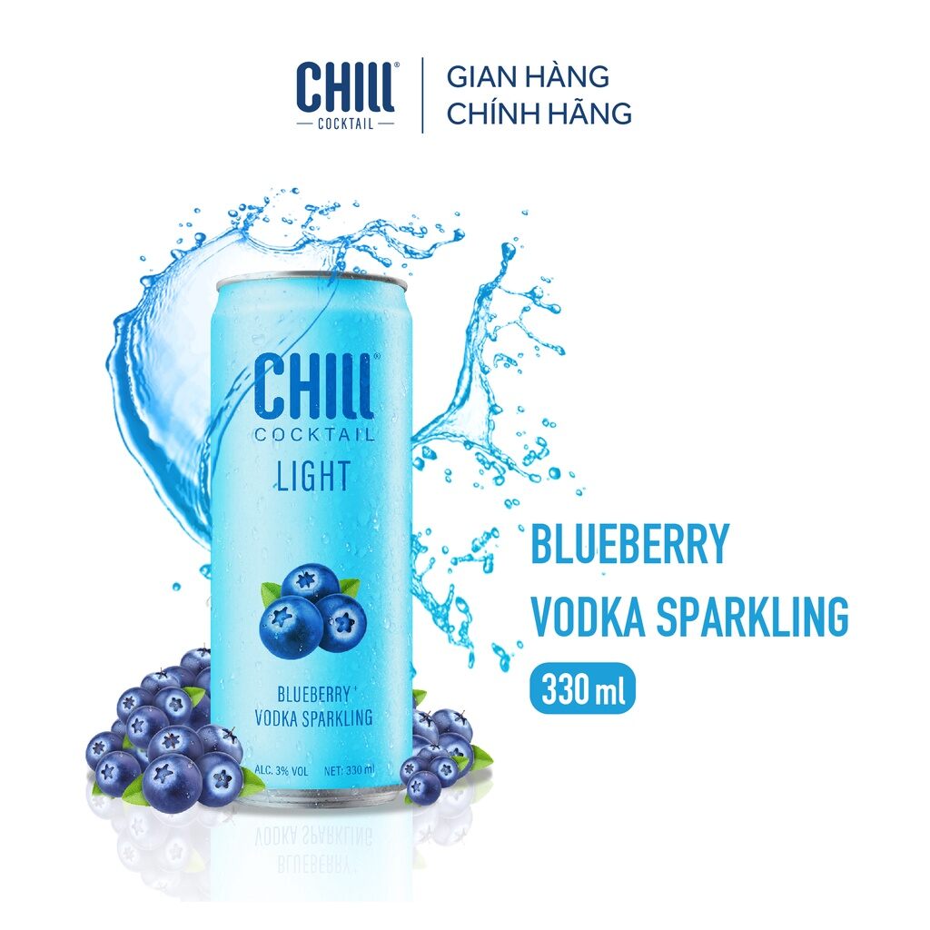 [HCM] Thùng 6 Lon Chill Cocktail Mix Vị 330ml/Lon - PARO