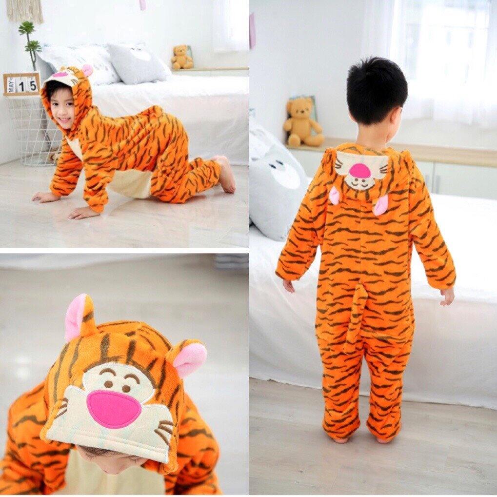 Bộ đồ thú hổ vằn trẻ em