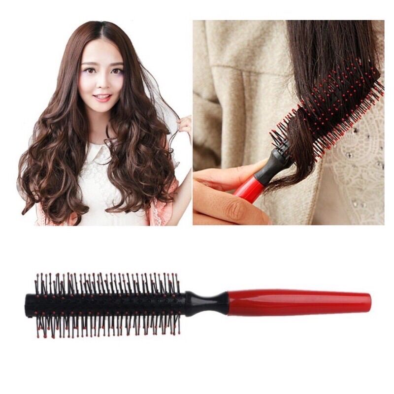 Lược tròn tạo nếp tóc uốn tóc xoăn