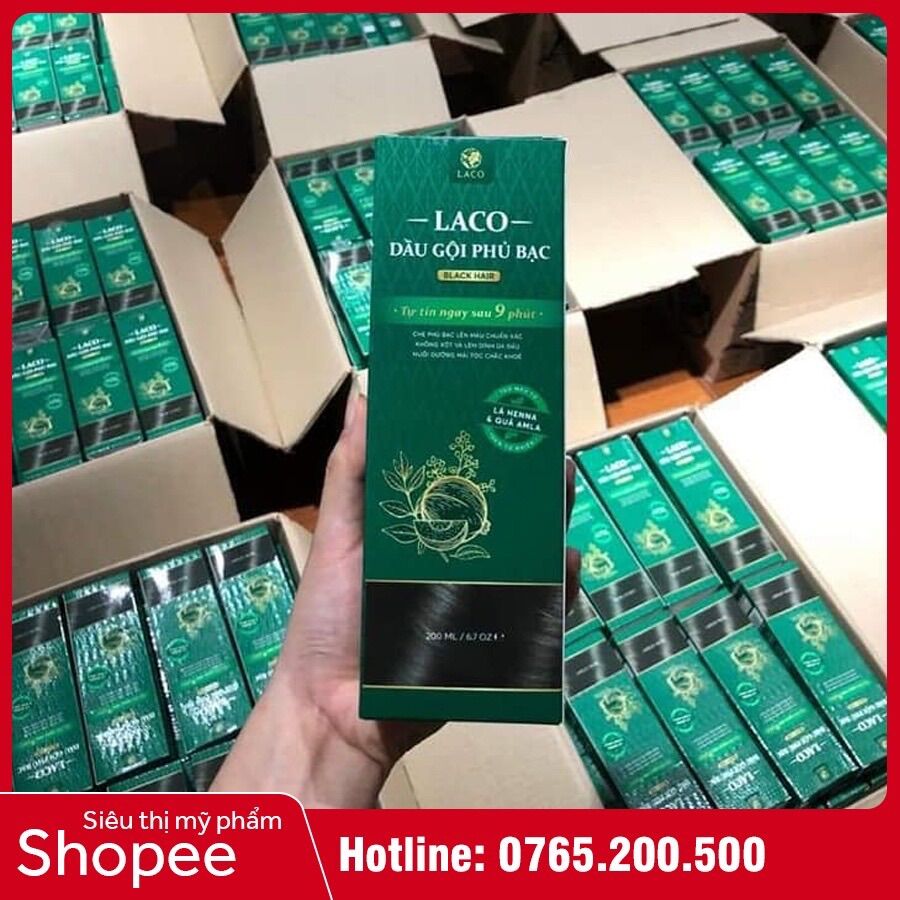 Dầu gội phủ bạc Laco