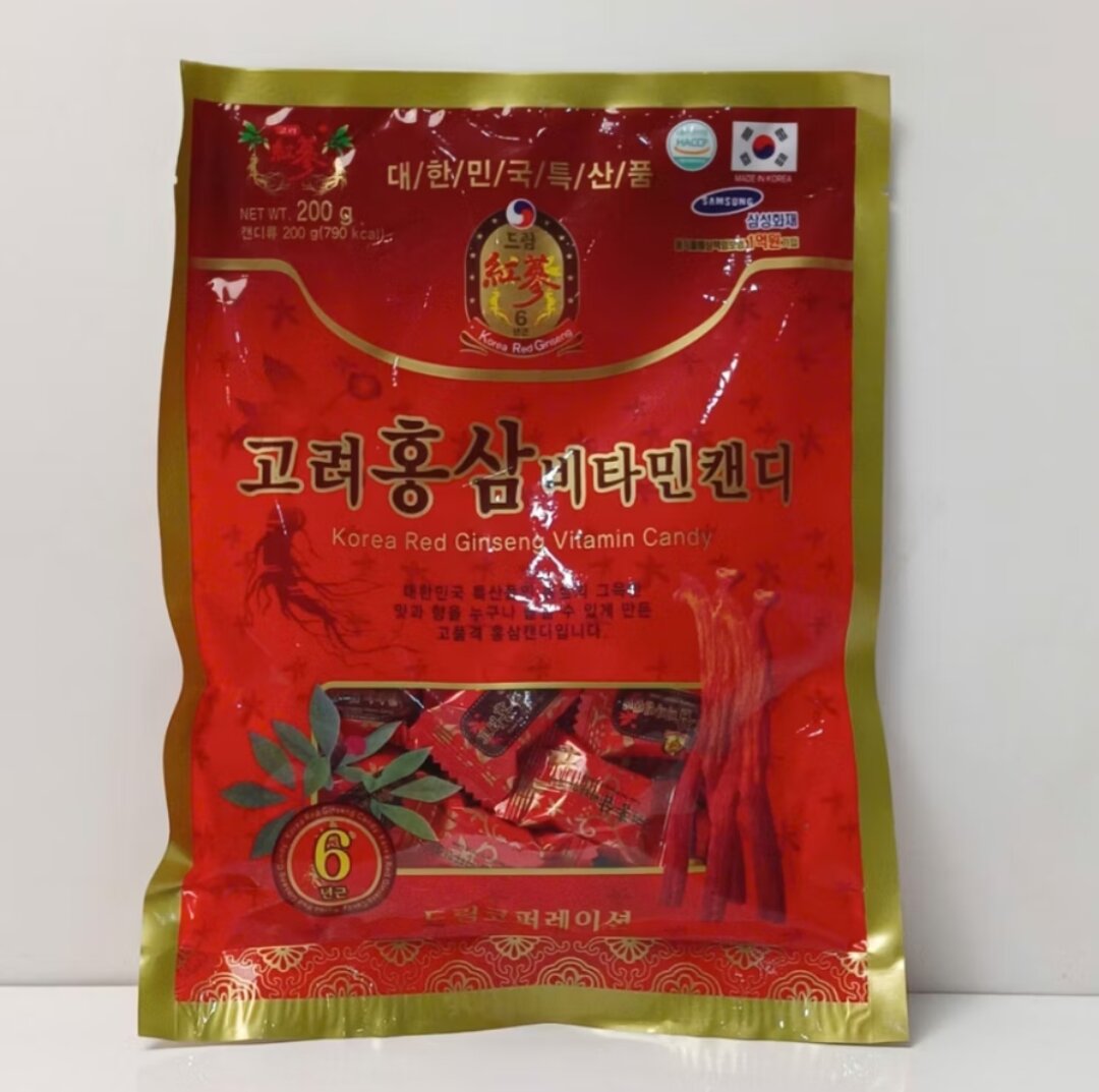 Kẹo Hồng Sâm Hàn Quốc 200gr chính hãng