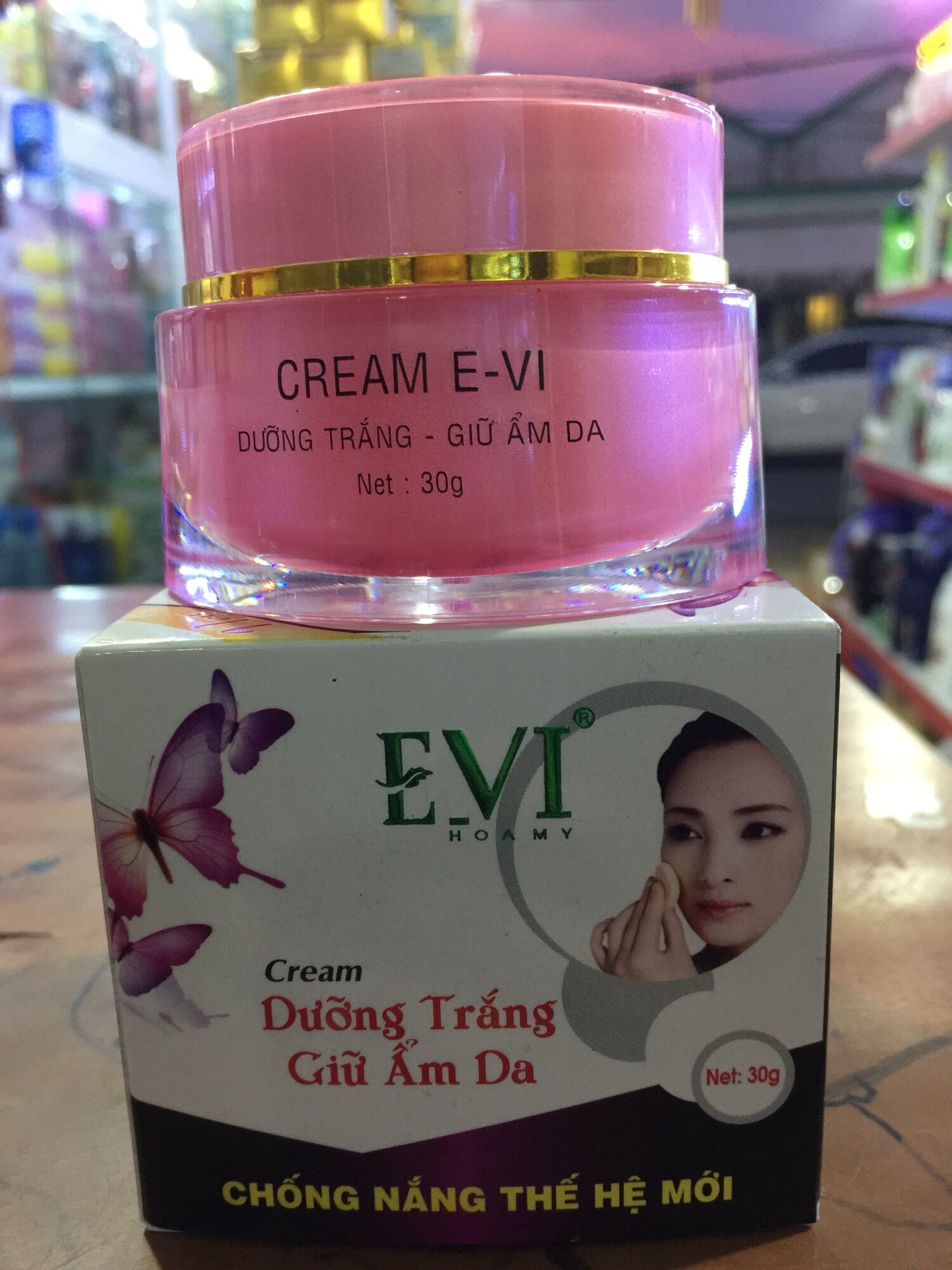 Kem evi dưỡng trắng giữ ẩm da 30g