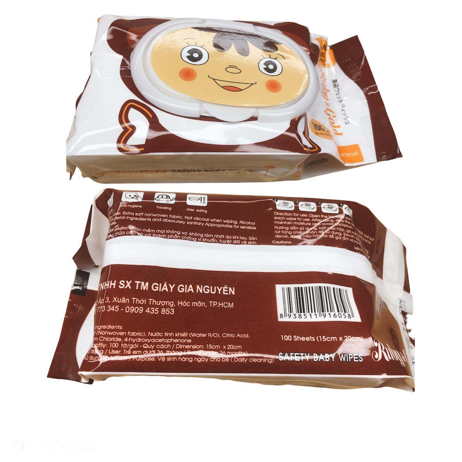 Khăn giấy ướt Ruby & Gold 125gram