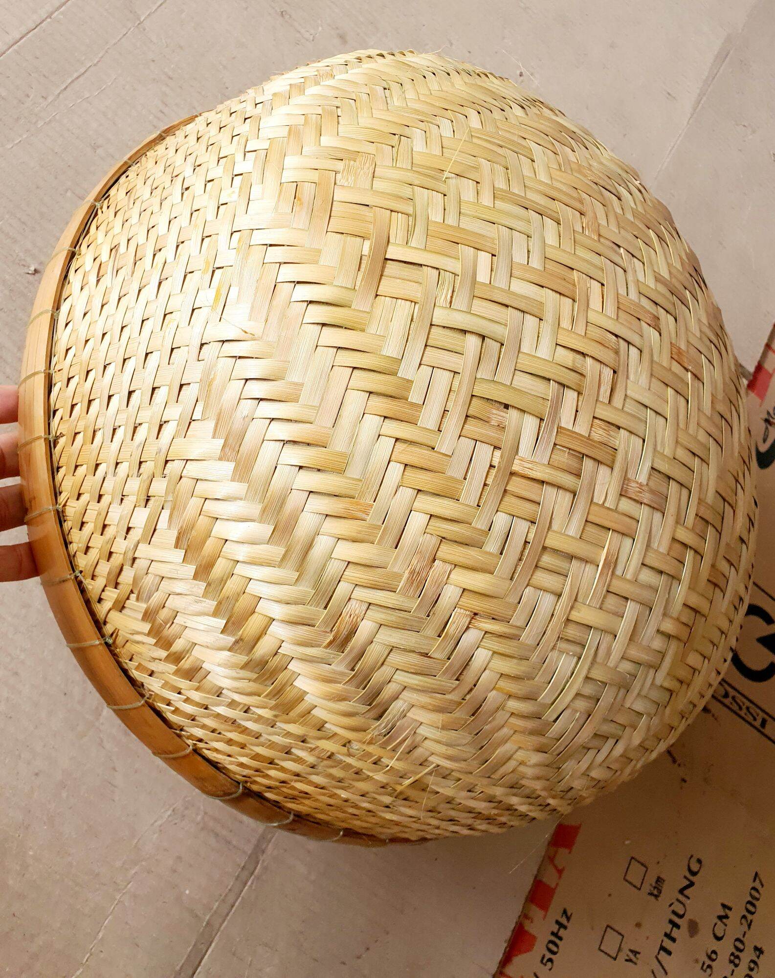 Thúng Gạo Đan Tre LOẠI 1, Chắc Chắn và Bền Đẹp