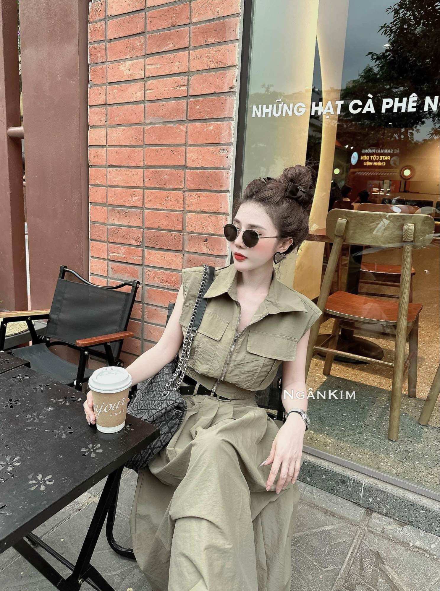 Set chân váy túi hộp Hot Trend
