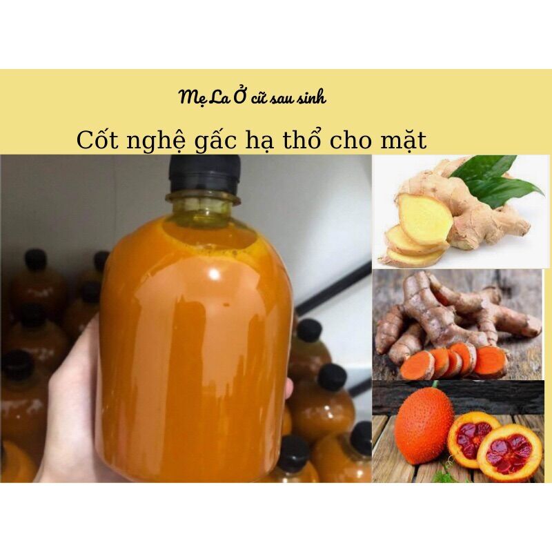 CỐT NGHỆ HẠT GẤC HẠ THỔ FACE 1000ML (HANDMADE)
