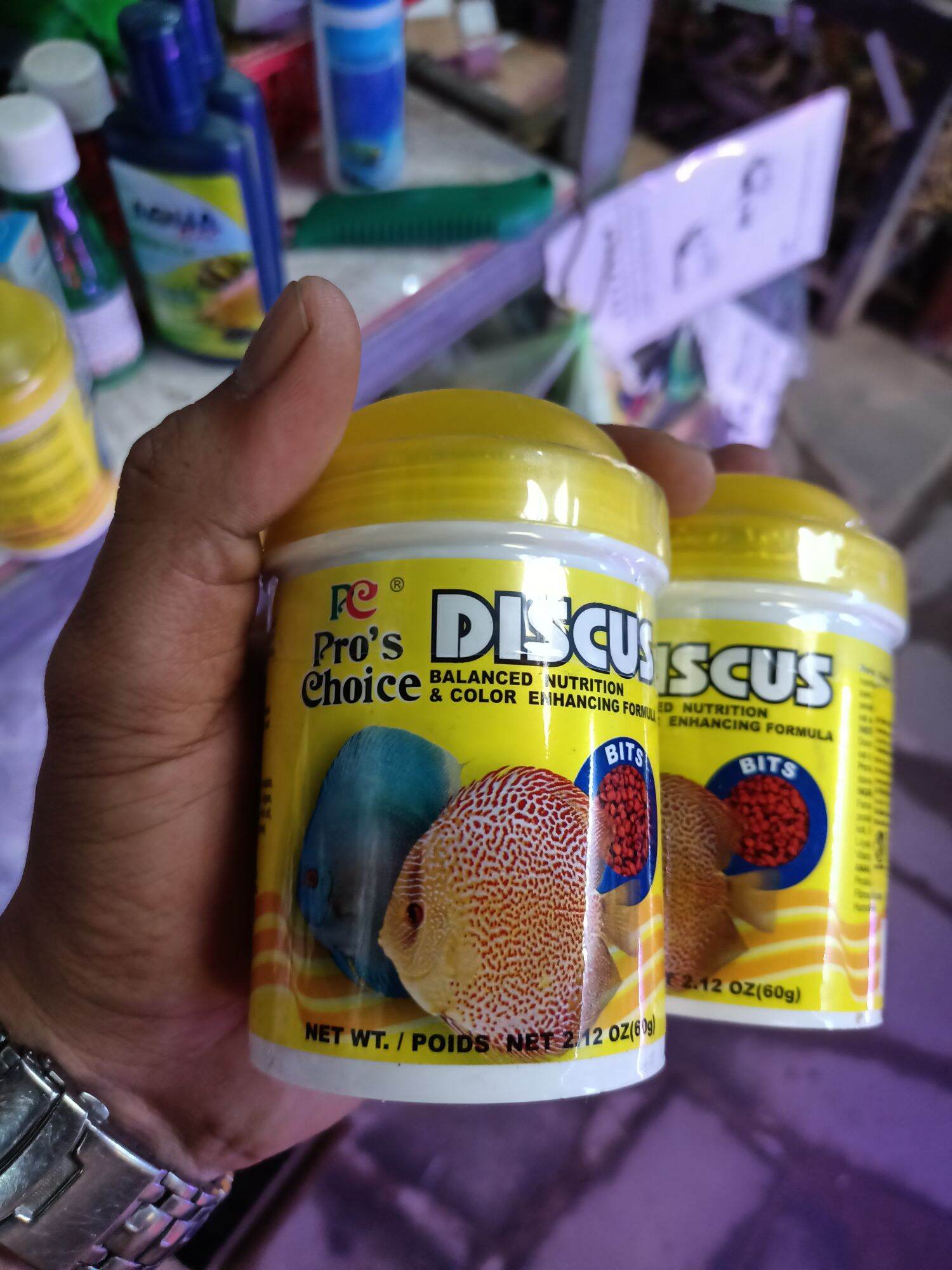 THỨC ĂN CHO CÁ DĨA , CÁM CÁ DĨA HỦ 60G
