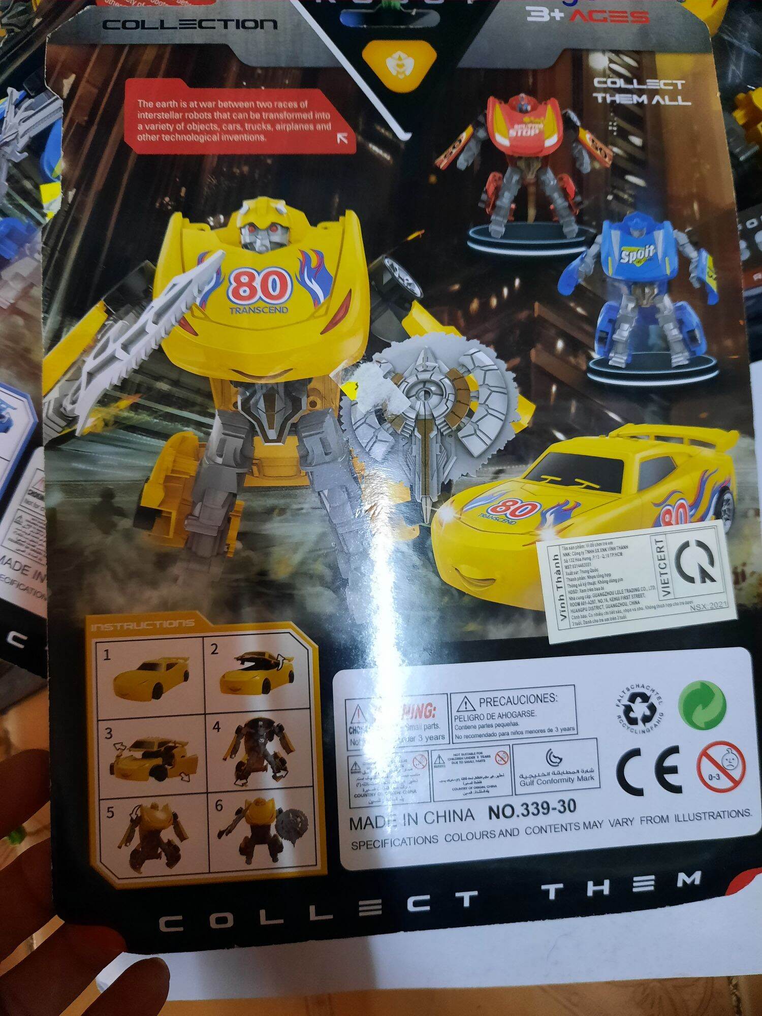 đồ chơi robot biến hình xe
