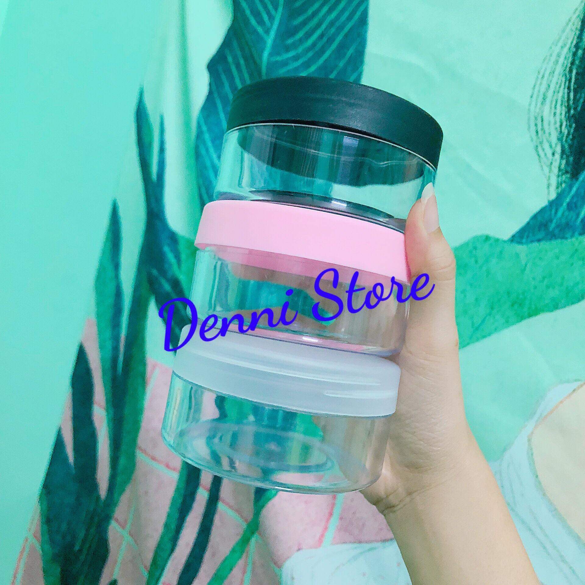 Hủ đựng kem dẹp trong suốt 200gr - 220gr