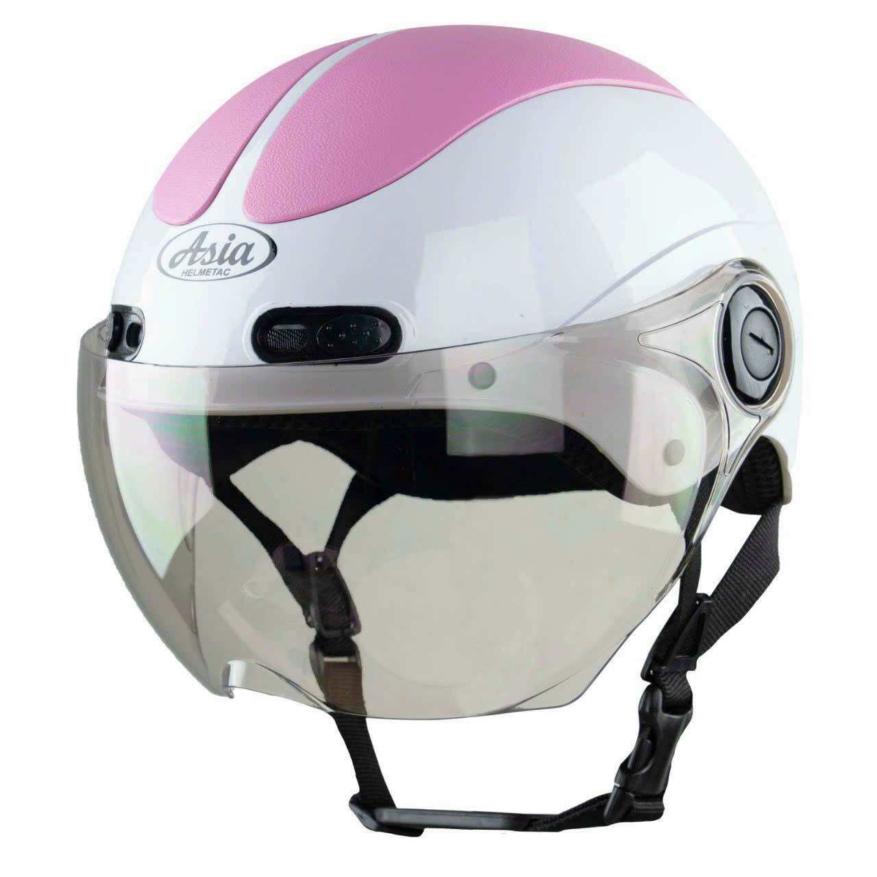 mũ bảo hiểm asia 118 kính
