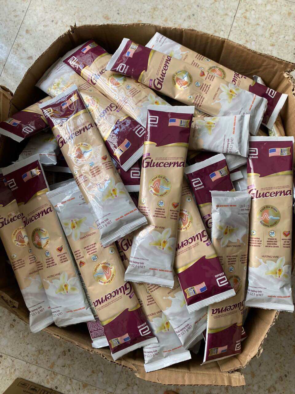 Combo 10 Gói Sữa Glucerna Tiểu Đường (52,1g) Đủ Hương Date 2027