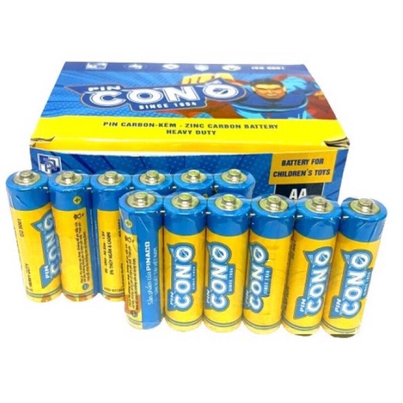 Hộp 48 viên pin Con Ó 2A (Mẫu mới)