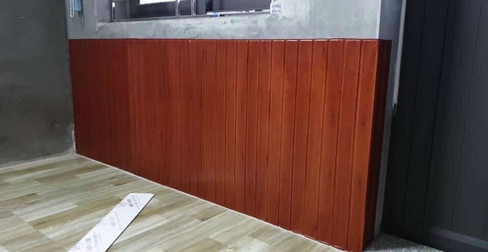 Xốp dán tường vân gỗ