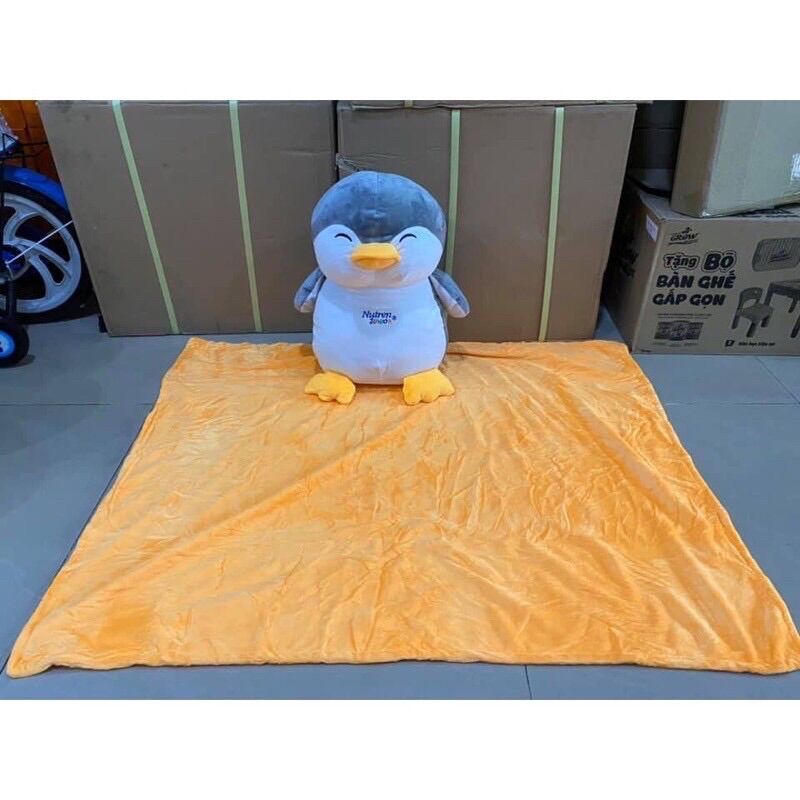 Bộ mền gối 2in1 chim cánh cụt cho bé