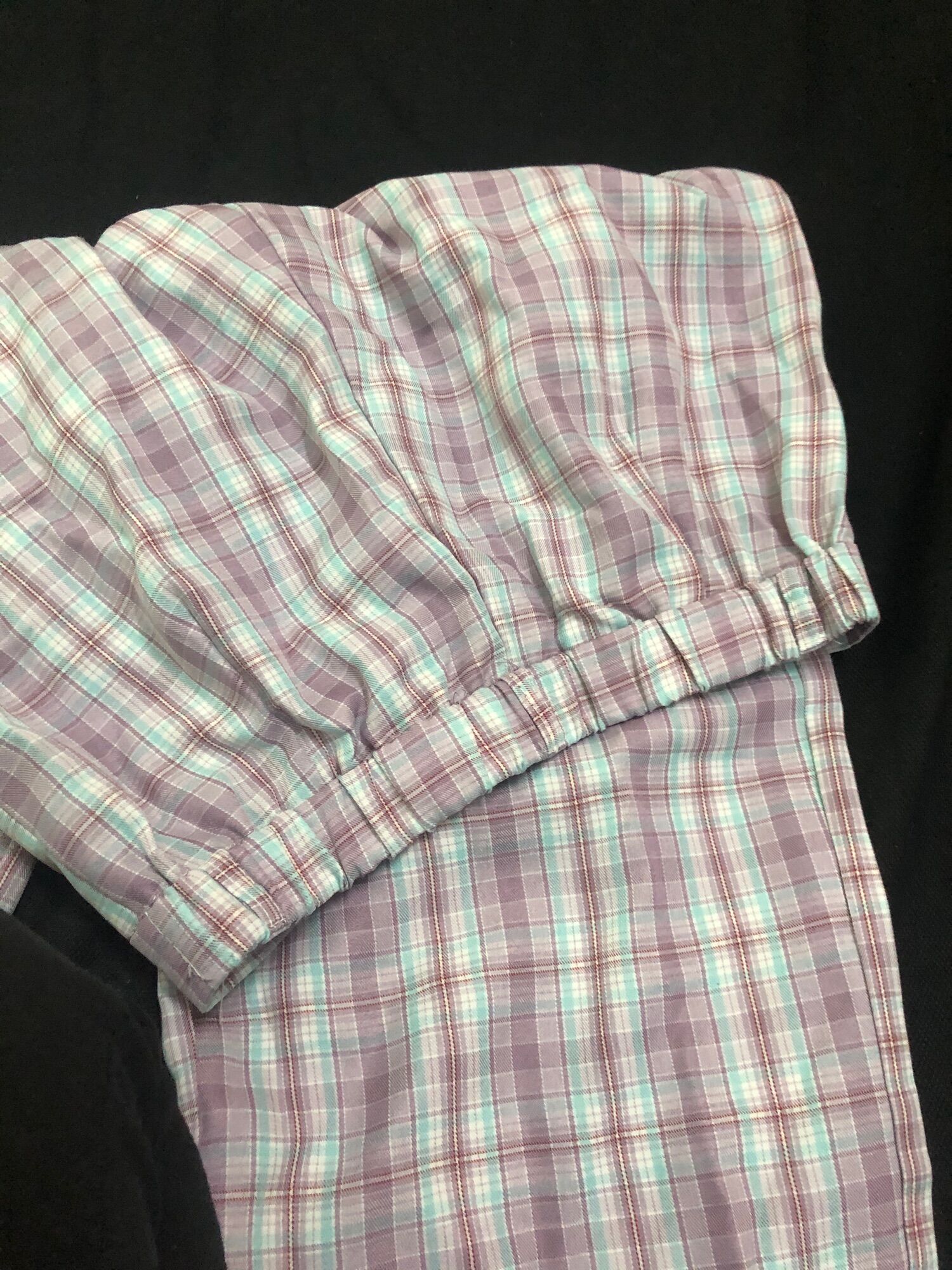 [THANH LÍ CÁ NHÂN] QUẦN CARO DÀI EO LƯNG CHUN