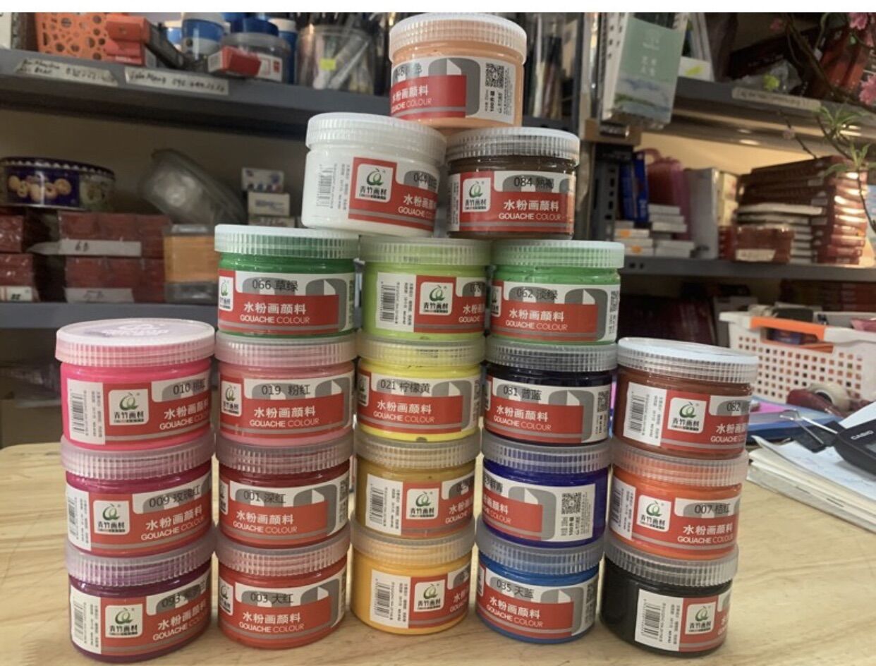 Màu Oát (Màu Bột Pha Sẵn) Màu Gouache