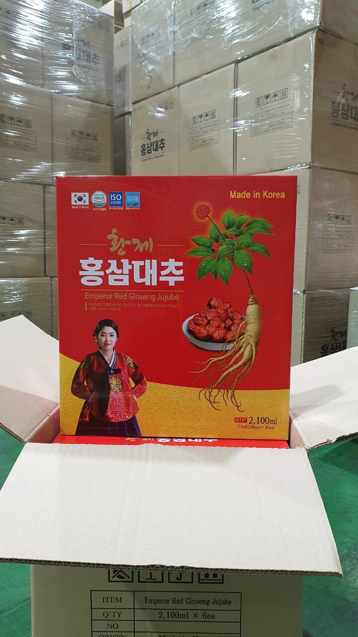 Hồng sâm táo đỏ deahan hàn quốc - hộp 30 gói 70ml date 2024