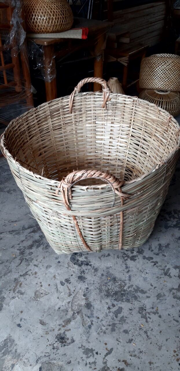 cần xé tre  ,sọt tre size 70cm