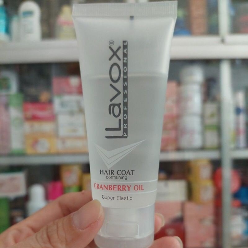 Dầu bóng giữ nếp tóc lavox trắng 60ml, chính hãng