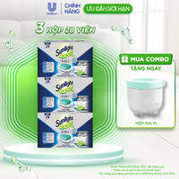 Combo 3 Hộp Viên Rửa Chén Bát Sunlight 5 In 1 Cho Máy Rửa Chén Bát (28V/Hộp) (bao bì tùy lô nhập hàng)