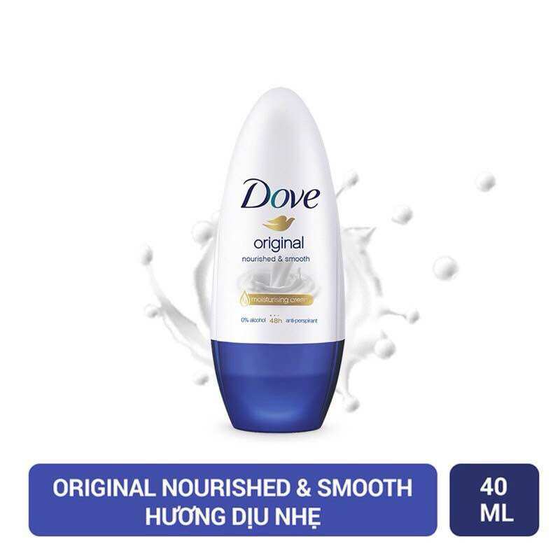 Lăn Khử Mùi Dove tinh chất Serum dưỡng sáng trắng mịn 40ml ( có xanh -hồng )