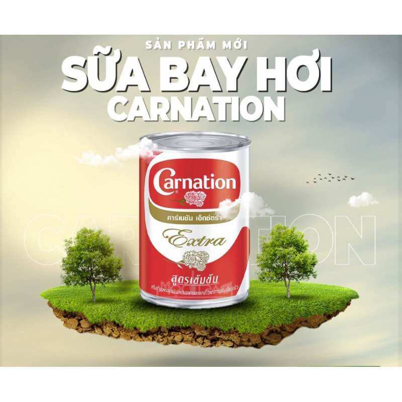 Sữa Tươi Béo Carnation Thái Lan - Lon 385g
